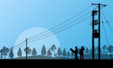 smart_grid_distribution_structure_inspection_people_on_site