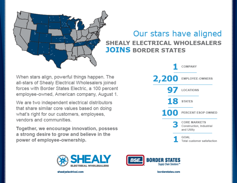 It’s Official: Shealy Electrical Wholesalers, a Division of Border States