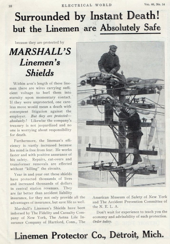 Linemen safety Marshall linemans shields linemen images