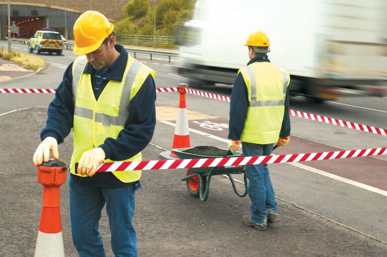 Attachable safety barriers adapt to changing work zones